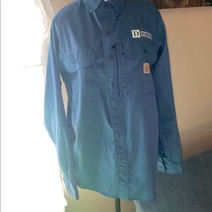Carhartt Blue Long Sleeve Shirt